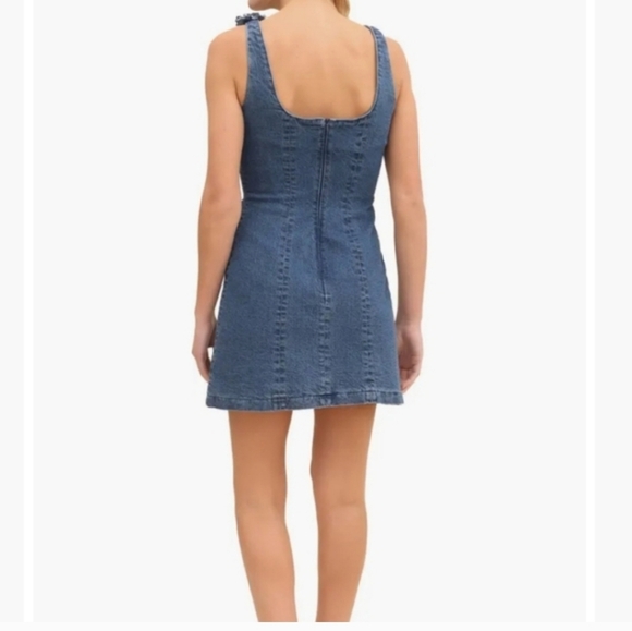 Avec Les Filles Denim Mini Dress - Picture 2 of 9